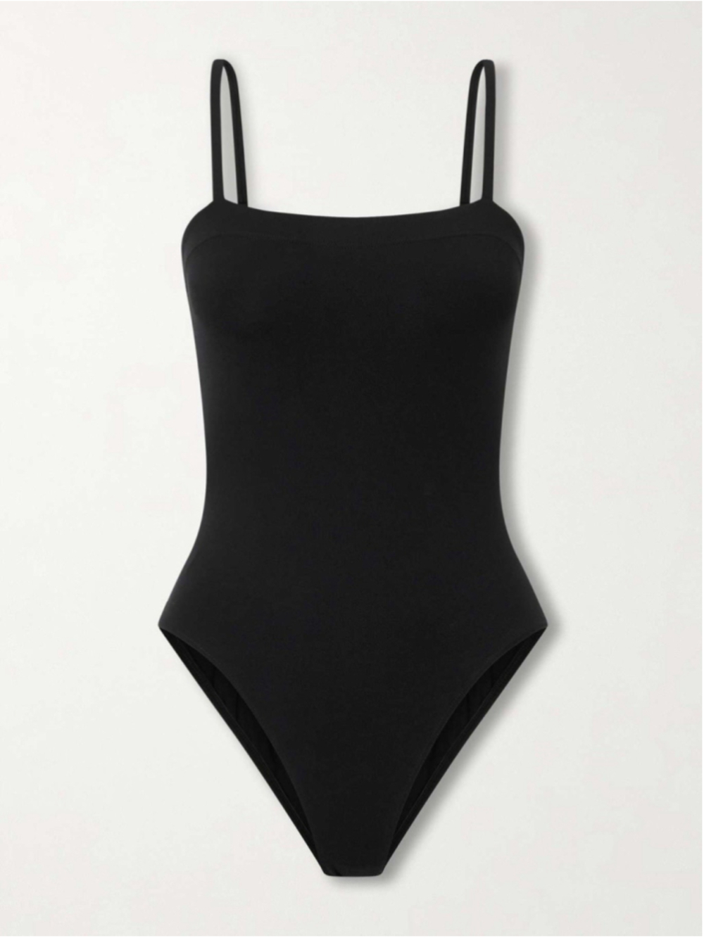 NWT Eres Les Essentiels Aquarelle Duni Swimsuit Noir Black Women’s FR 42 US 10